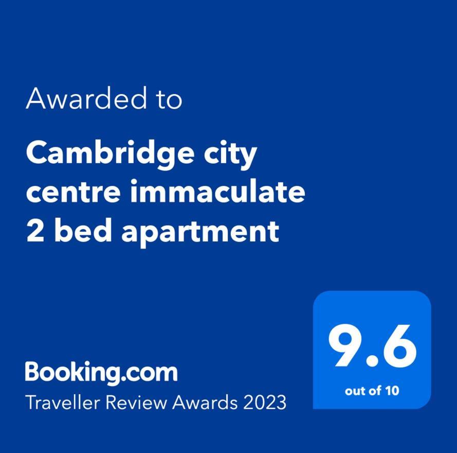 Cambridge City Centre Immaculate 1 Bed Apartment Exteriör bild